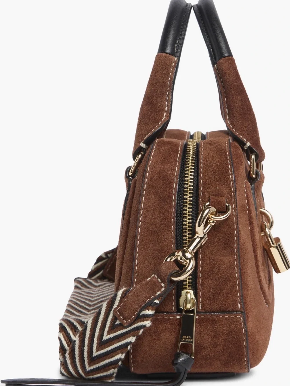 Marc Jacobs Brown Suede drifter Top-Handle satchel